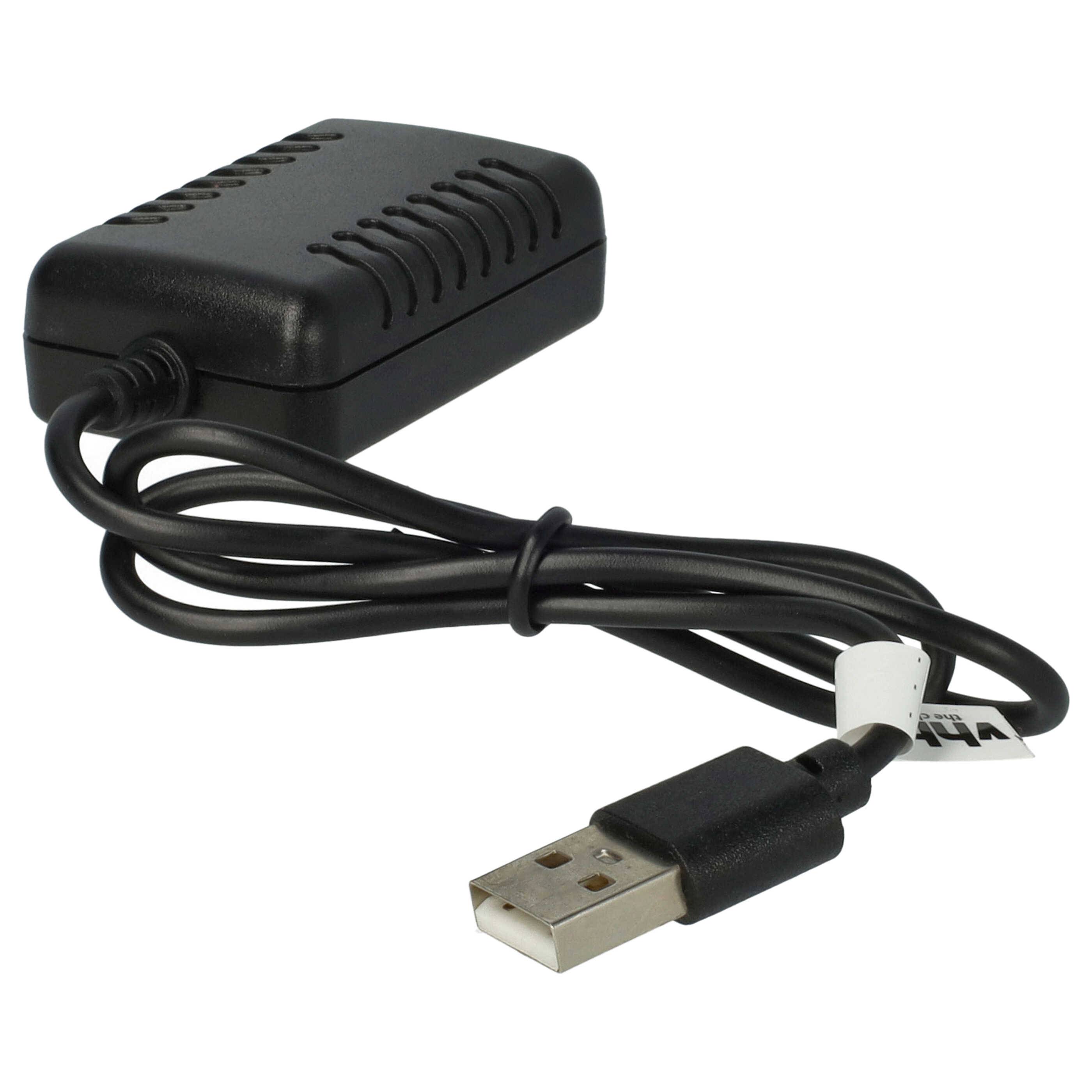 vhbw USB-Ladekabel kompatibel mit Wltoys A979-B RC-Akkus mit JST XH-3P-Anschluss, RC-Modellbau Akkupacks - 55 cm 7,4 V-2