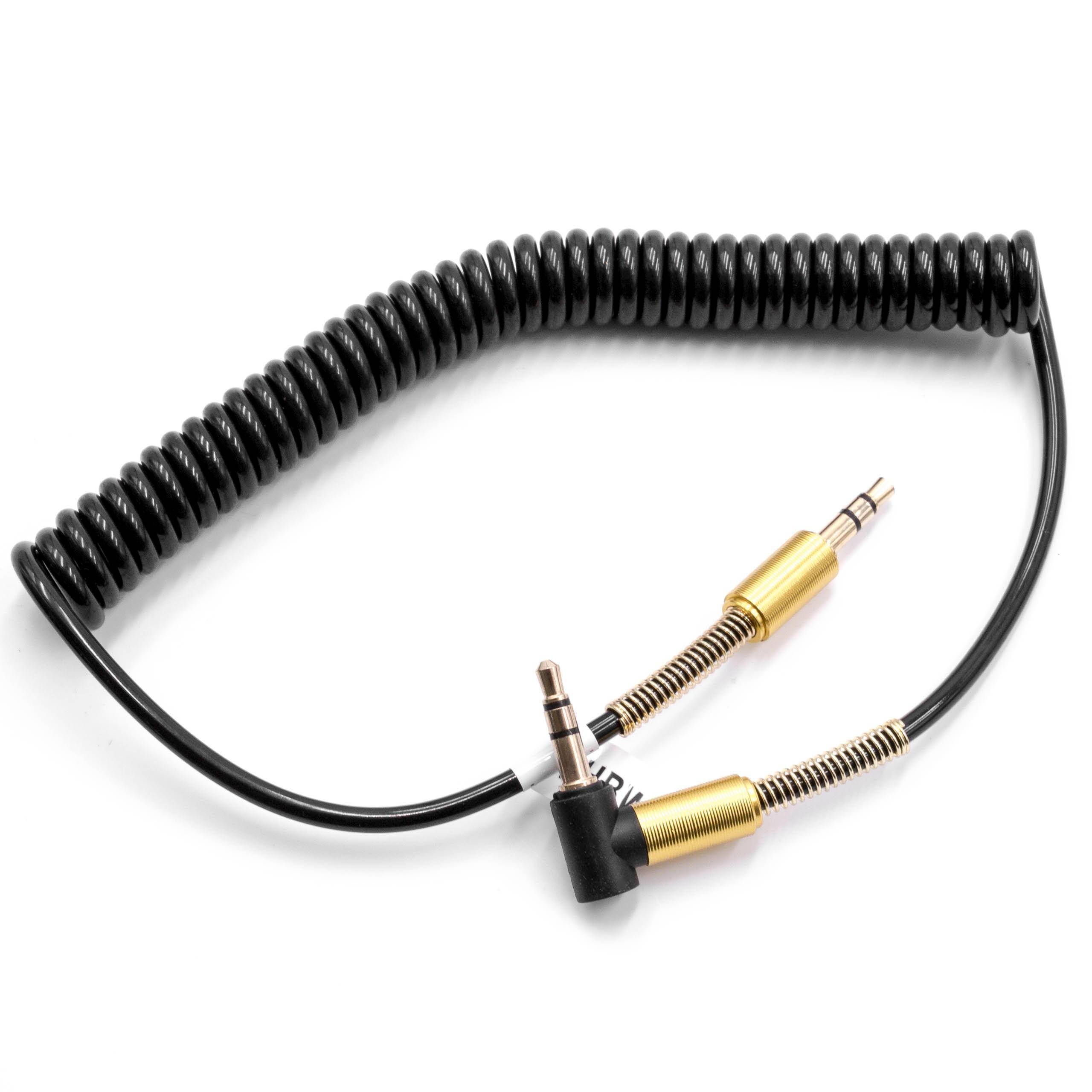 vhbw Stereo Audio Kabel Adapter kompatibel mit Sony Z1000 | XB950 Kopfhörer - 3,5 mm auf 3,5 mm Klinkenstecker-0