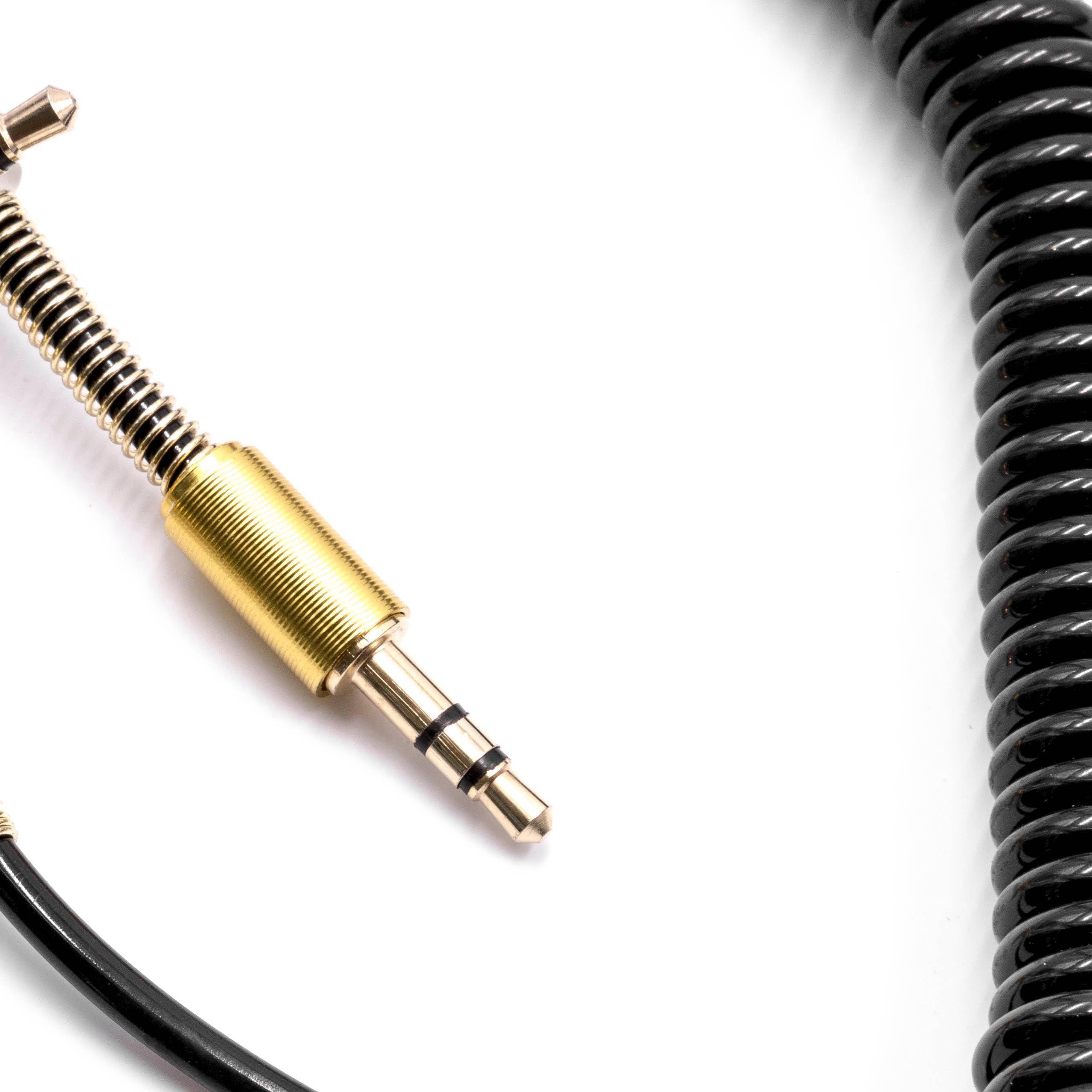 vhbw Stereo Audio Kabel Adapter kompatibel mit Sony Z1000 | XB950 Kopfhörer - 3,5 mm auf 3,5 mm Klinkenstecker-1
