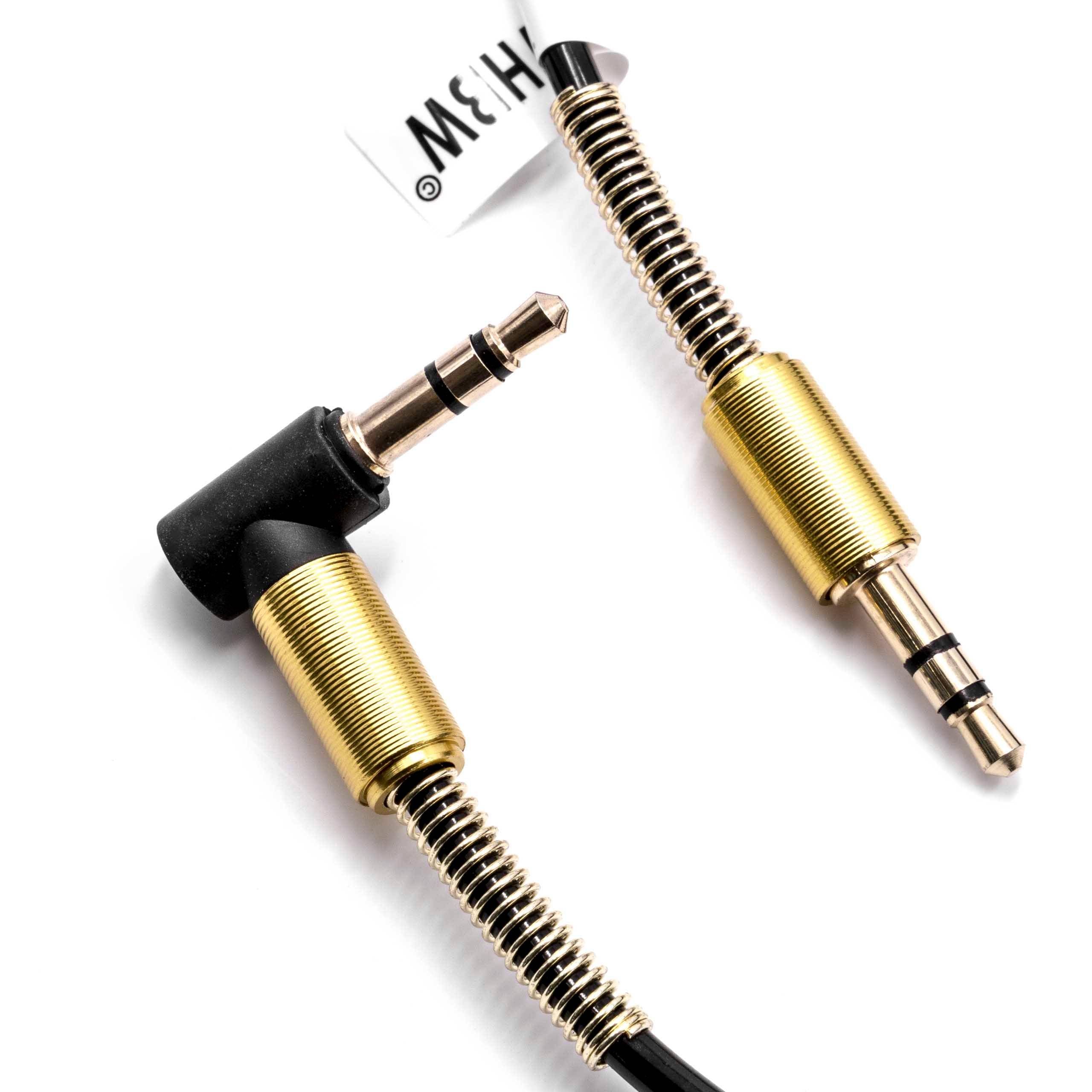 vhbw Stereo Audio Kabel Adapter kompatibel mit Sony Z1000 | XB950 Kopfhörer - 3,5 mm auf 3,5 mm Klinkenstecker-2