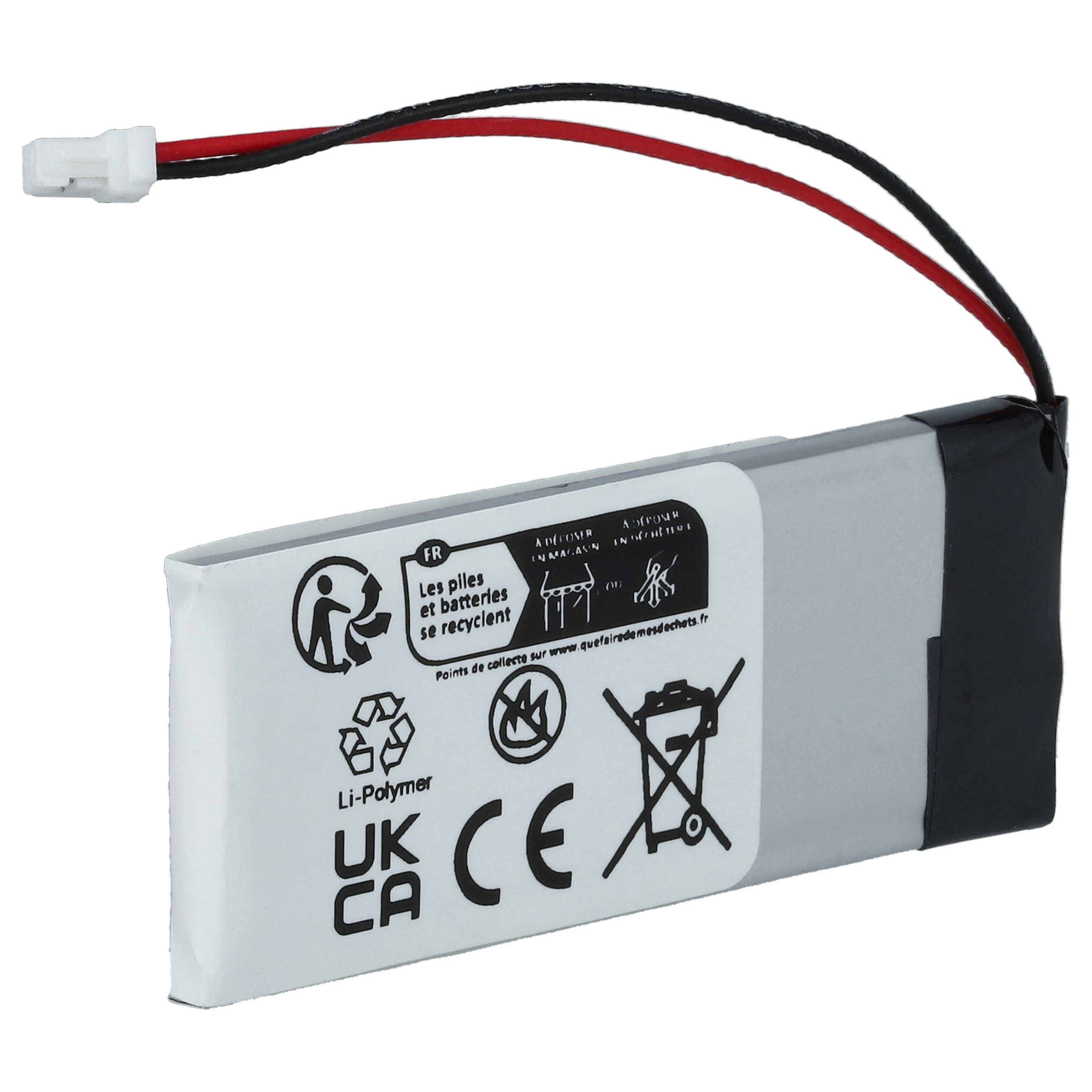 vhbw Akku kompatibel mit Cardo Rider Solo | Scala Rider Q3, Rider FM, Q3, Q1 Wireless Headset Kopfhörer (450 mAh, 3,7 V-1