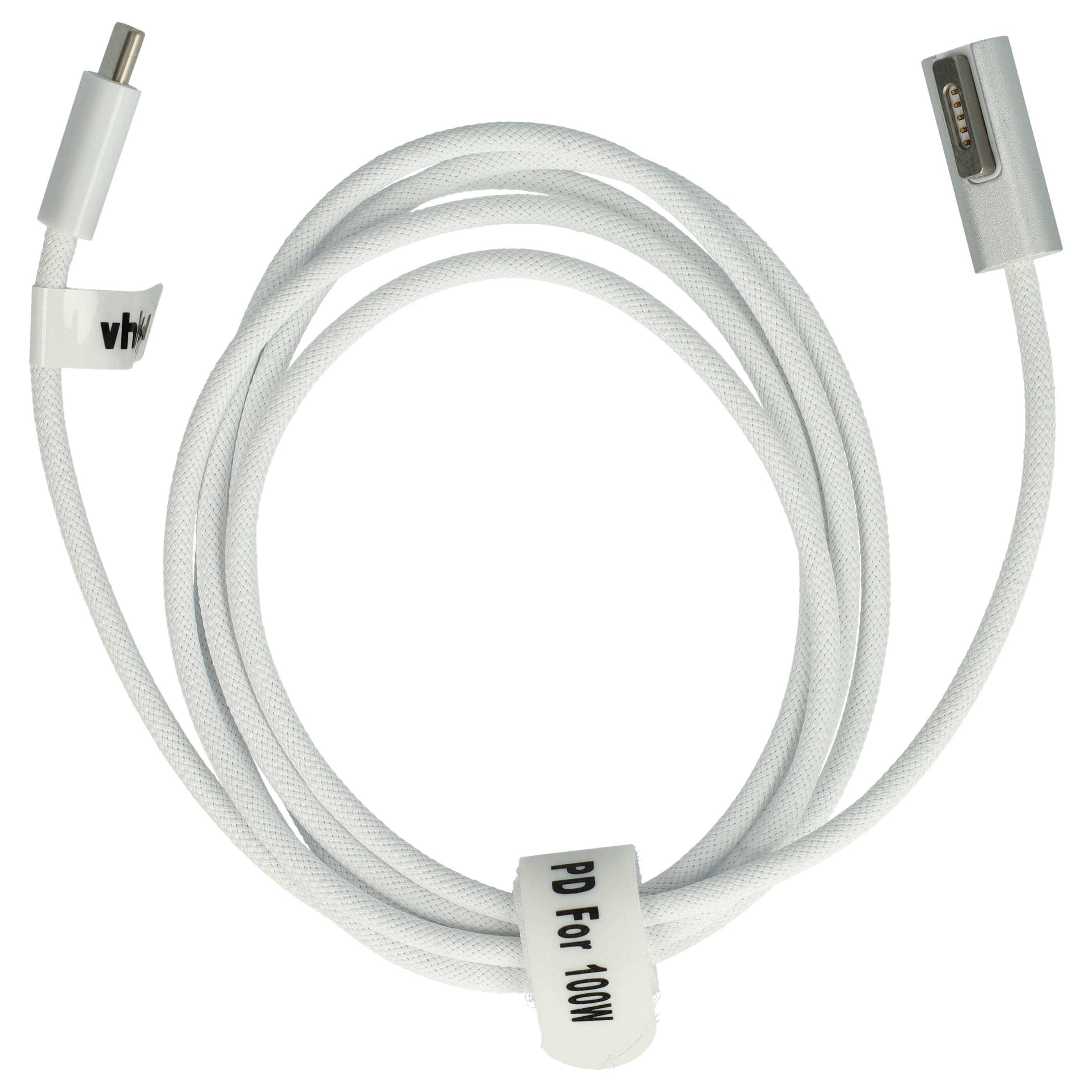 vhbw Adapterkabel USB Typ C auf MagSafe 2 kompatibel mit Apple MacBook Air 11" (2012 - 2017) Notebook, Laptop - 170 cm-0