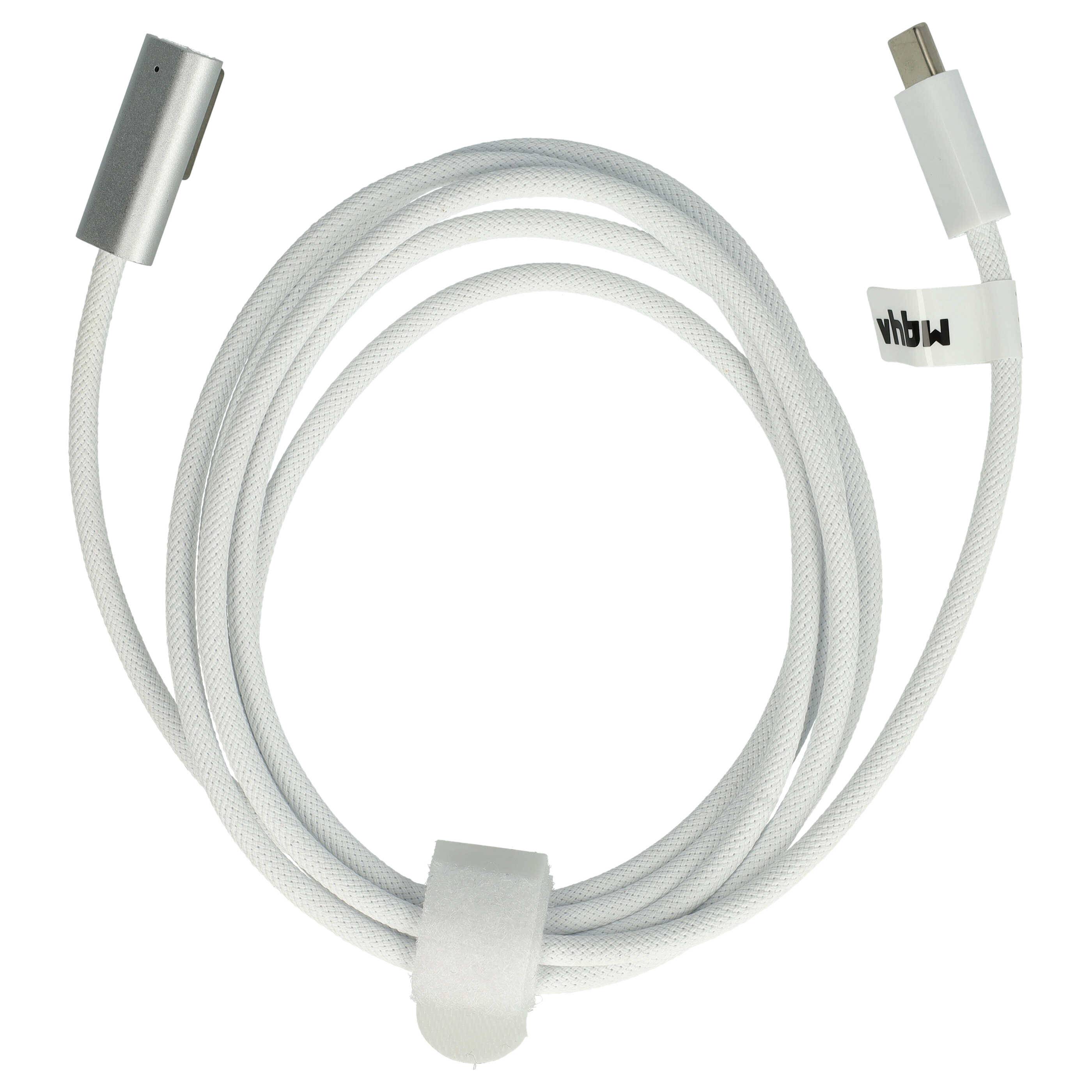 vhbw Adapterkabel USB Typ C auf MagSafe 2 kompatibel mit Apple MacBook Air 11" (2012 - 2017) Notebook, Laptop - 170 cm-1