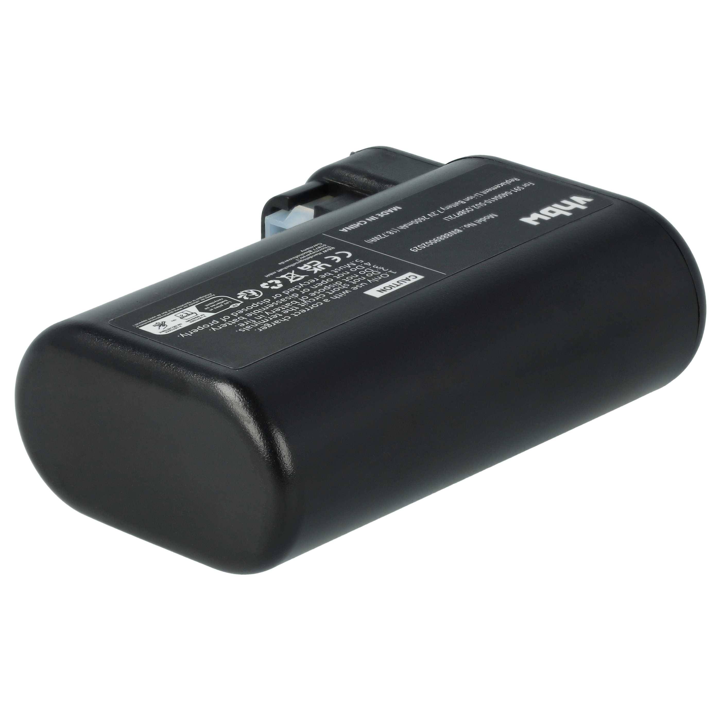 vhbw Akku kompatibel mit AEG RX9-1-SGM | RX9-1-IBM, RX9-2-4STN, RX9-2-4ANM, RX9, RX8-1-4WN Saugroboter (2600 mAh, 7,2 V-3