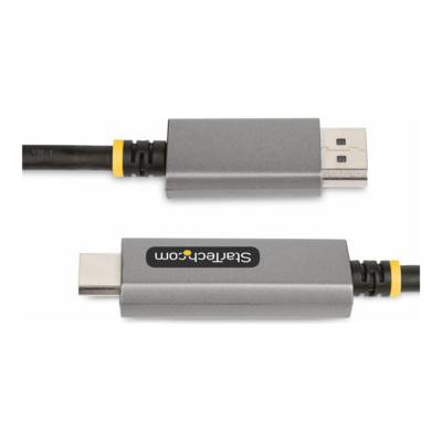 StarTech.com 6ft (2m) DisplayPort to HDMI Adapter Cable, 8K 60Hz, 4K 144Hz, HDR10, DP 1.4 to HDMI 2.1 Active Video Conve-2