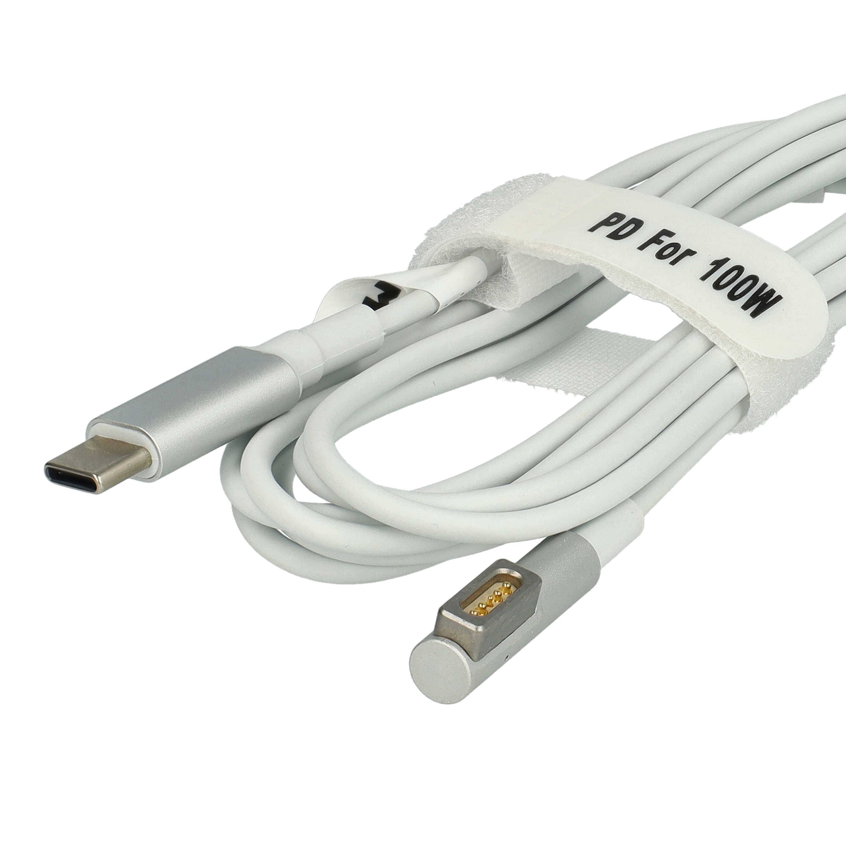 vhbw Adapterkabel USB Typ C auf MagSafe 1 kompatibel mit Apple Macbook Pro 15" (2.53 GHz), 13" Notebook, Laptop - 175 cm-4