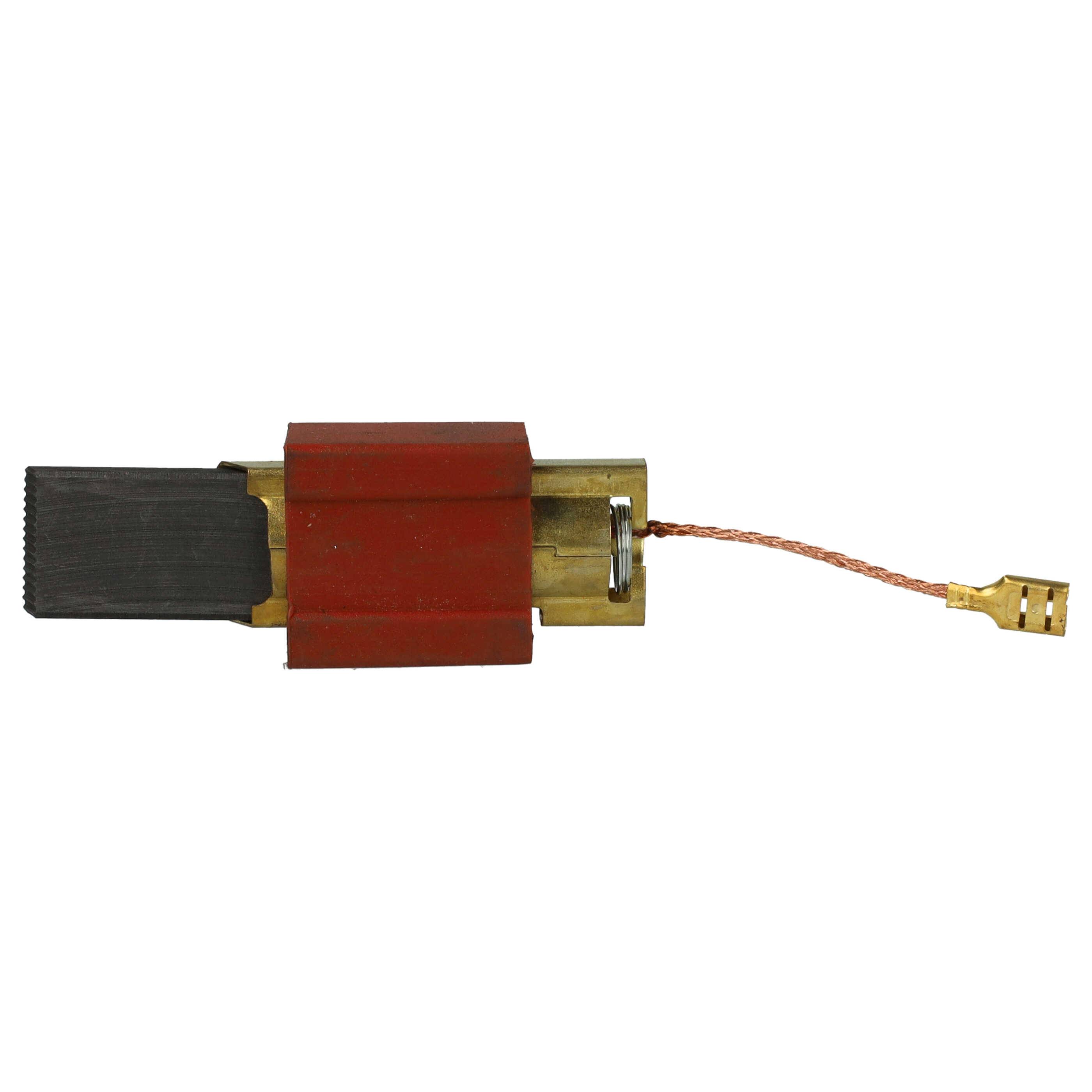vhbw 2x Kohlebürste kompatibel mit Miele W3205 | W3203, W3122, W322, W313, W3123, W315, W3143, W3202, W320, W317-1