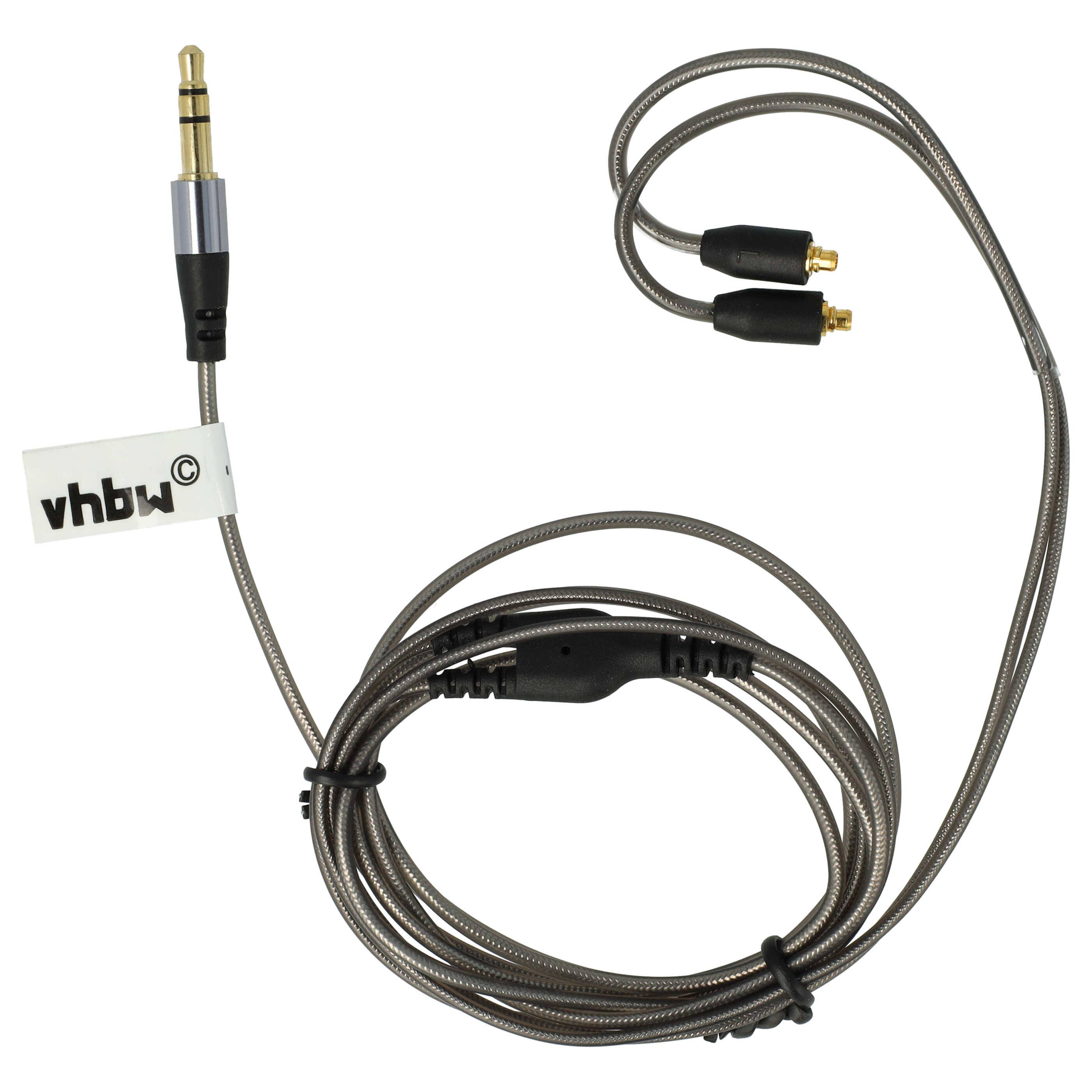 vhbw Audio AUX Kabel kompatibel mit Logitech Ultimate Ears UE 900 Kopfhörer - Audiokabel 3,5 mm Klinkenstecker, 120 cm-0