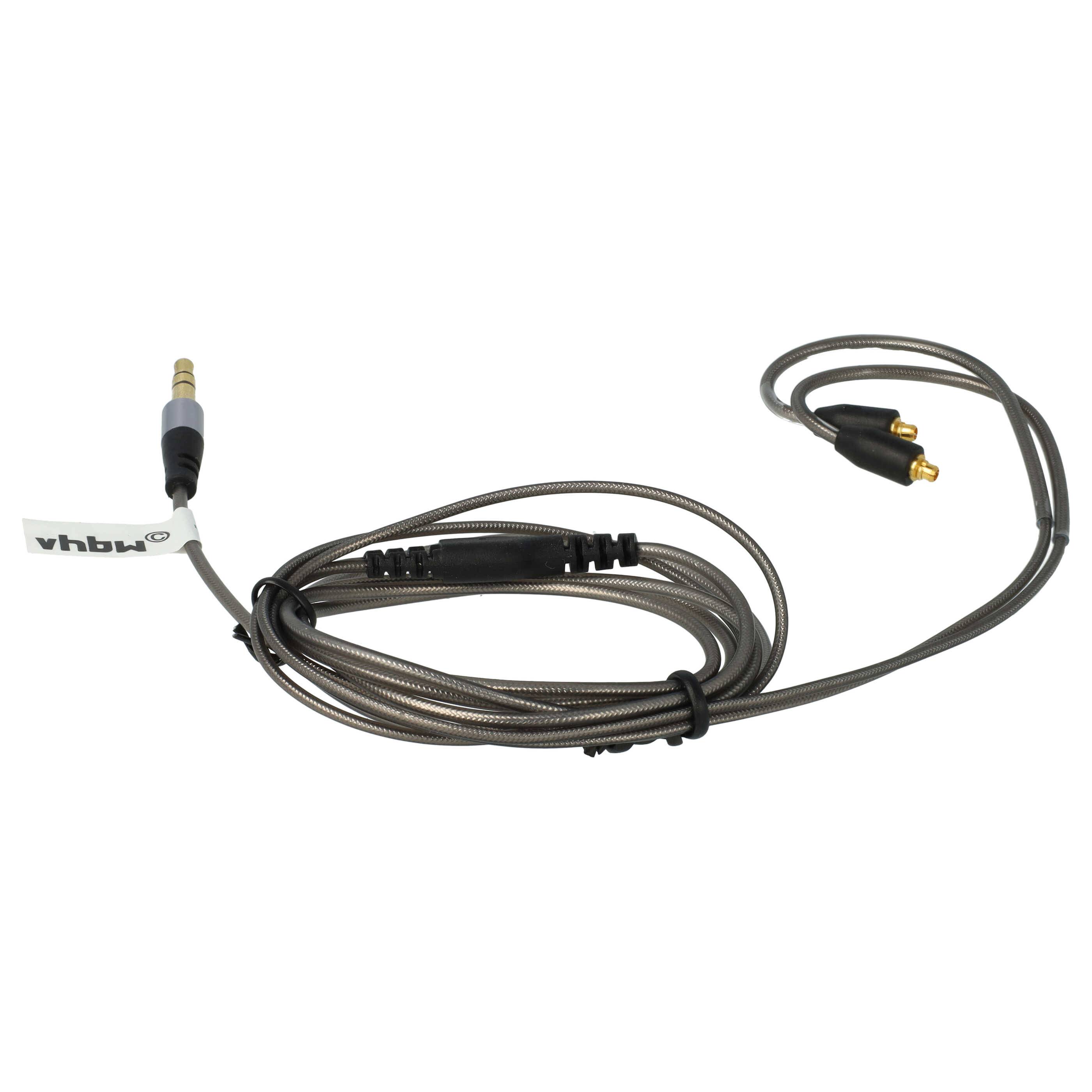 vhbw Audio AUX Kabel kompatibel mit Logitech Ultimate Ears UE 900 Kopfhörer - Audiokabel 3,5 mm Klinkenstecker, 120 cm-1