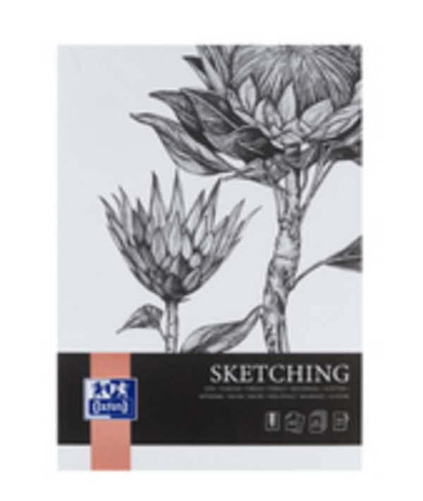 Oxford Art Skizzenblock"Sketching" DIN A3 120 g/qm 50 Blatt stabile Karton-Rueck