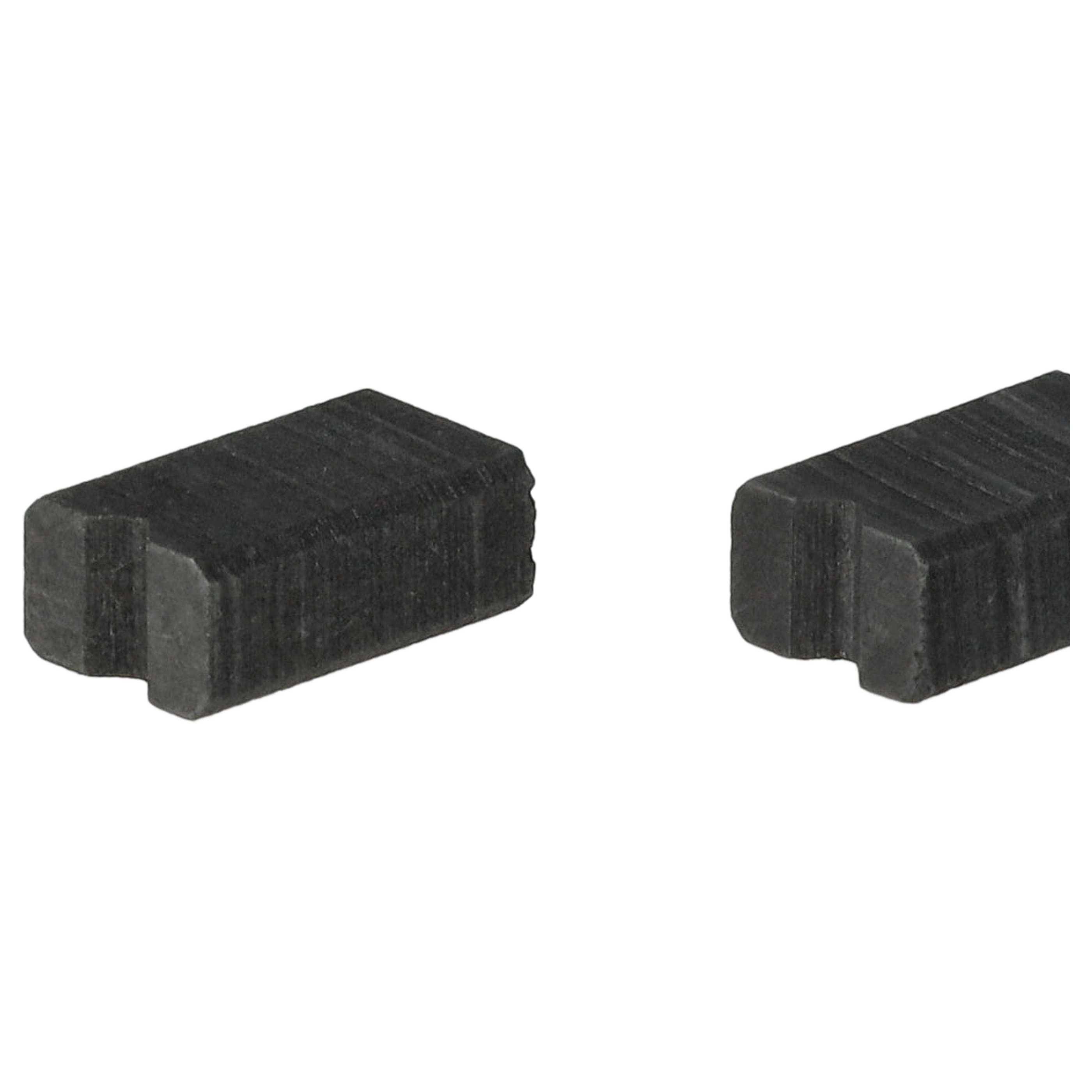 vhbw 2x Kohlebürste 6,25 x 4 x 10mm kompatibel mit Siemens Surpresso TK58001 - compact Kaffeemaschine, Mahlwerk-4