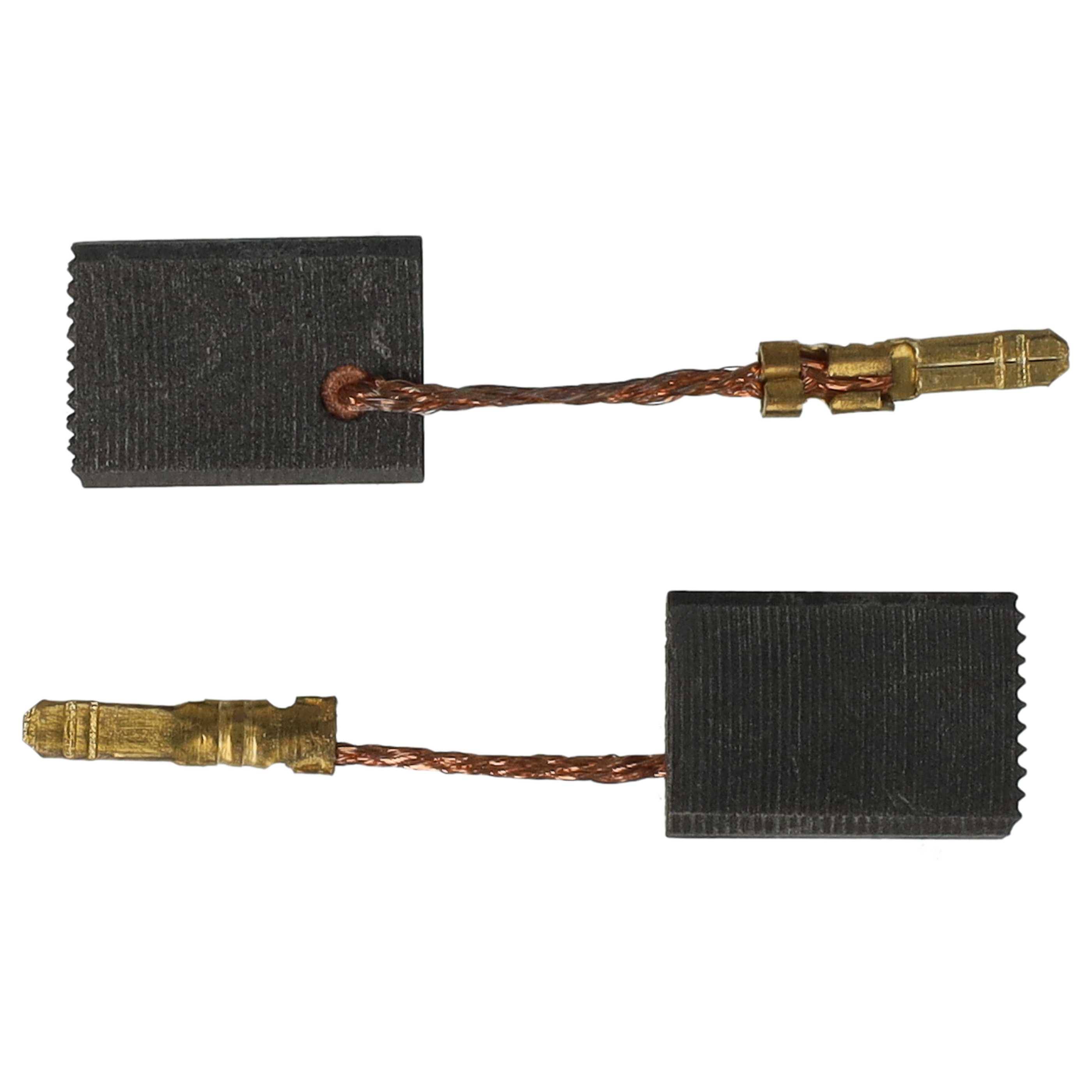 vhbw 2x Kohlebürste 16 x 11 x 5 mm kompatibel mit Metabo WEV 10-125 Quick | W 9-125 Quick Winkelschleifer-0