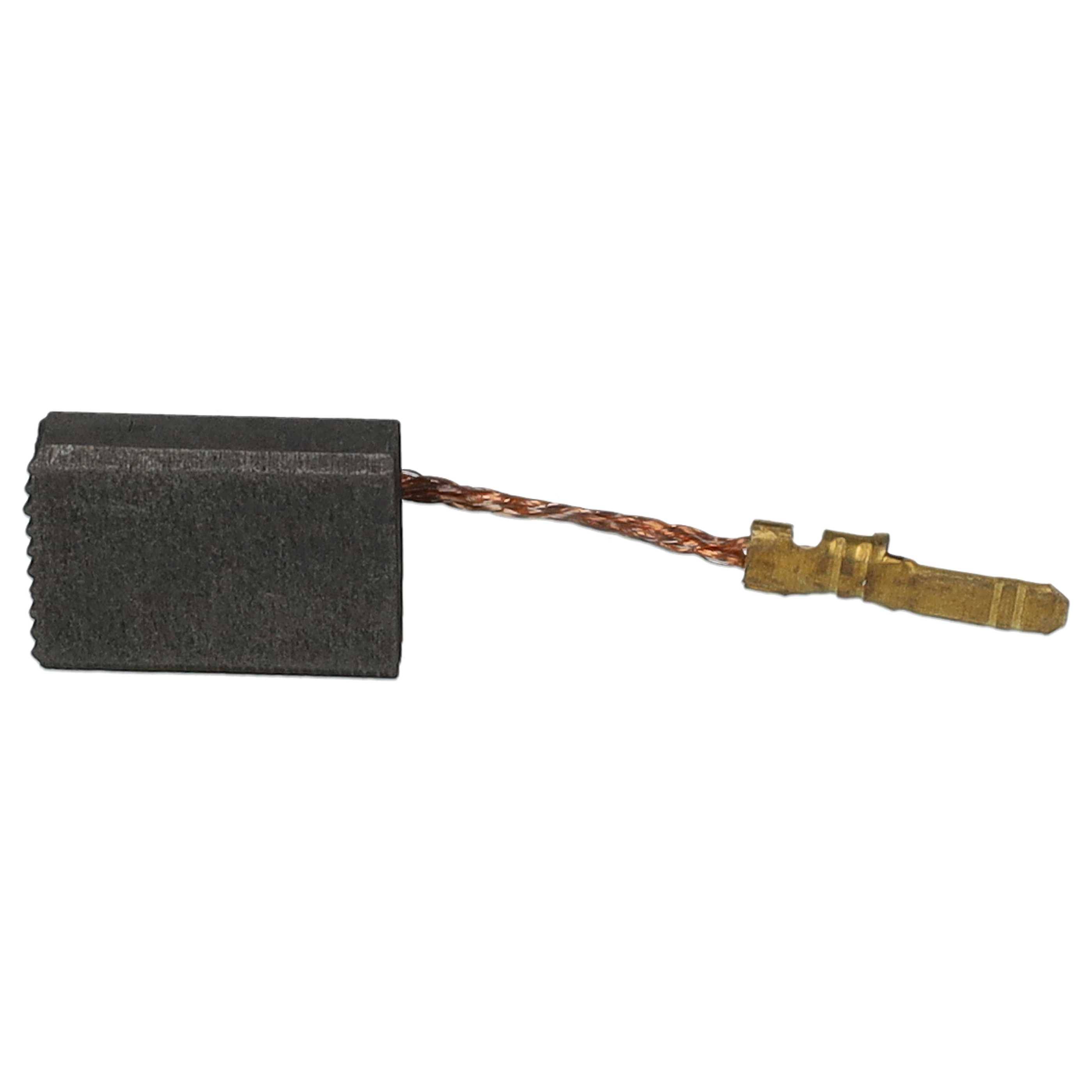 vhbw 2x Kohlebürste 16 x 11 x 5 mm kompatibel mit Metabo WEV 10-125 Quick | W 9-125 Quick Winkelschleifer-2