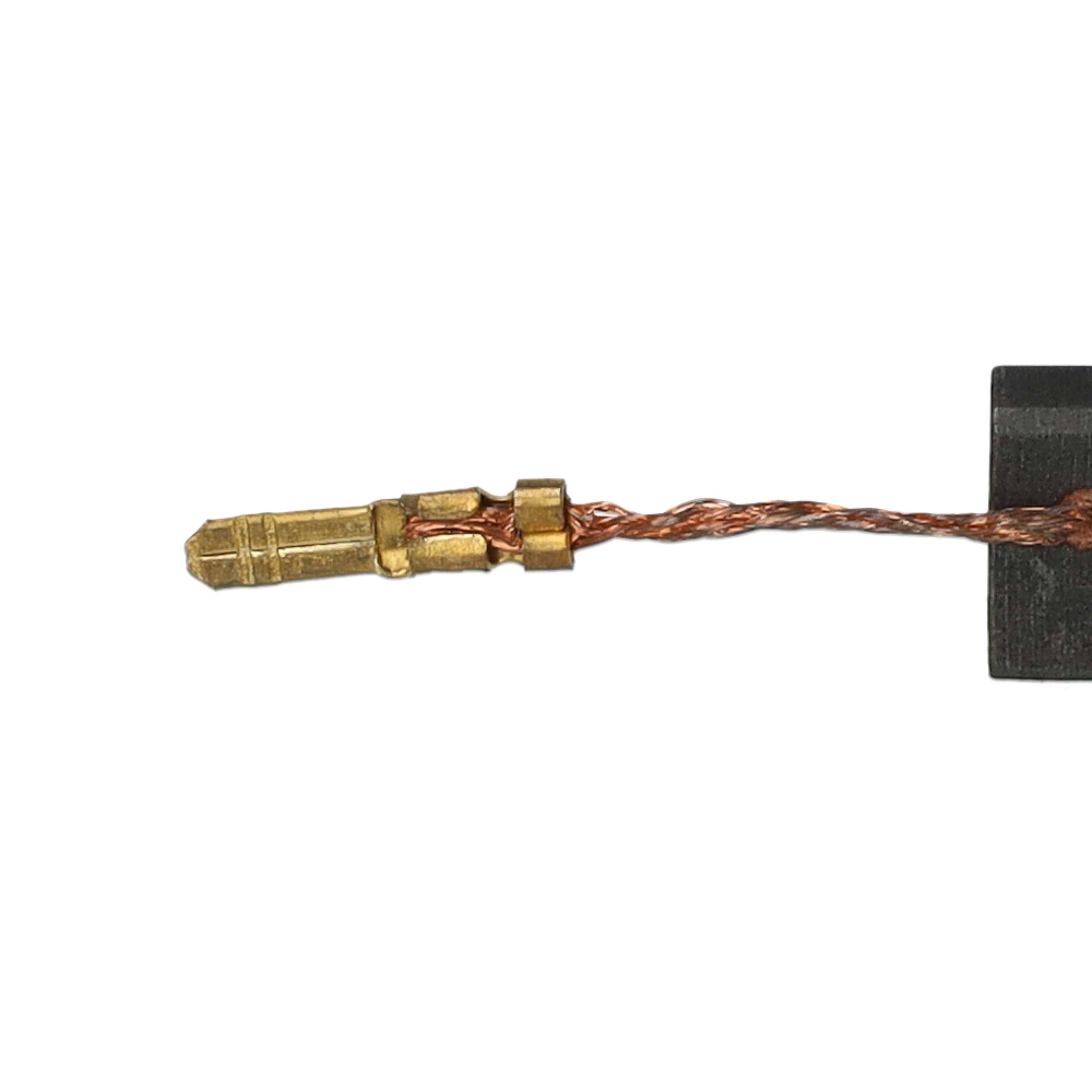 vhbw 2x Kohlebürste 16 x 11 x 5 mm kompatibel mit Metabo WEV 10-125 Quick | W 9-125 Quick Winkelschleifer-4
