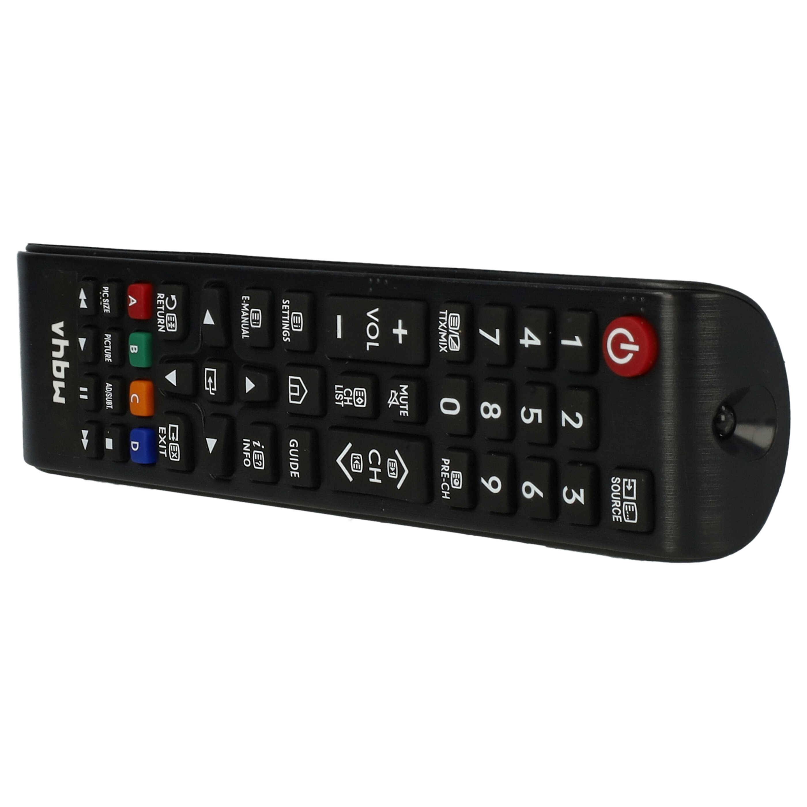 vhbw Fernbedienung kompatibel mit Samsung UE55NU7172U | UE55NU7105KXXC, UE55NU7170UXZT, UE55NU7099UXZG Fernseher, TV --1