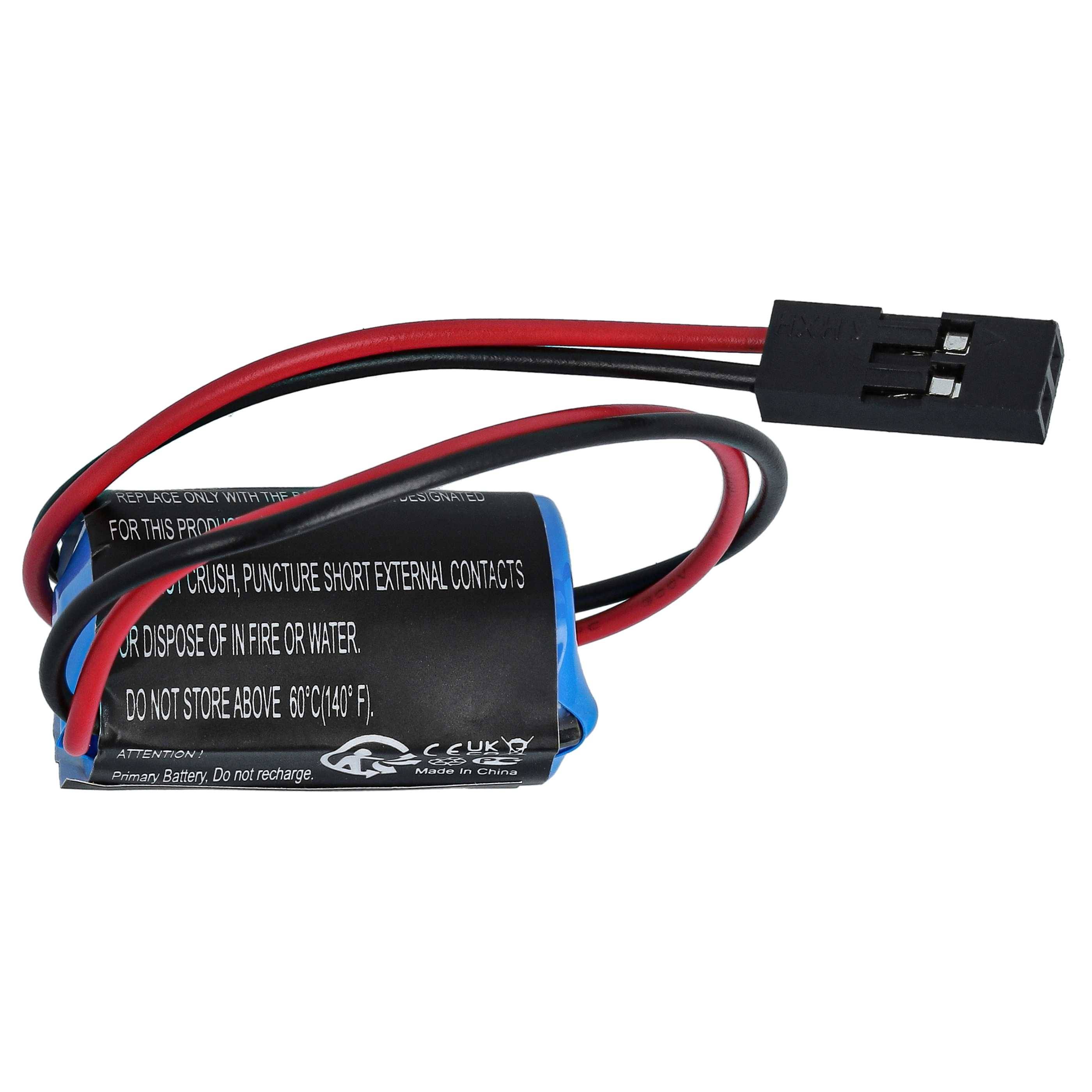 vhbw Batterie Ersatz für Siemens 6ES5980-0MB11 | 575332TA, 146881, 575332 TA, 575332, 143467 für Steuereinheit (900 mAh-2