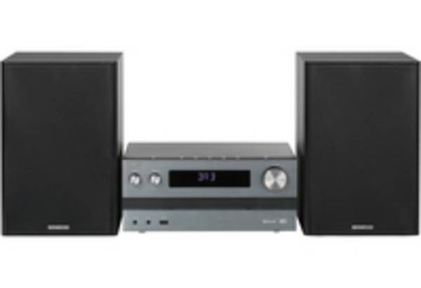JVC - Kenwood M-918DAB-H, Heim-Audio-Mikrosystem, Aluminium, Schwarz, 1 Disks, 10 W, 2-Wege, 13 cm
