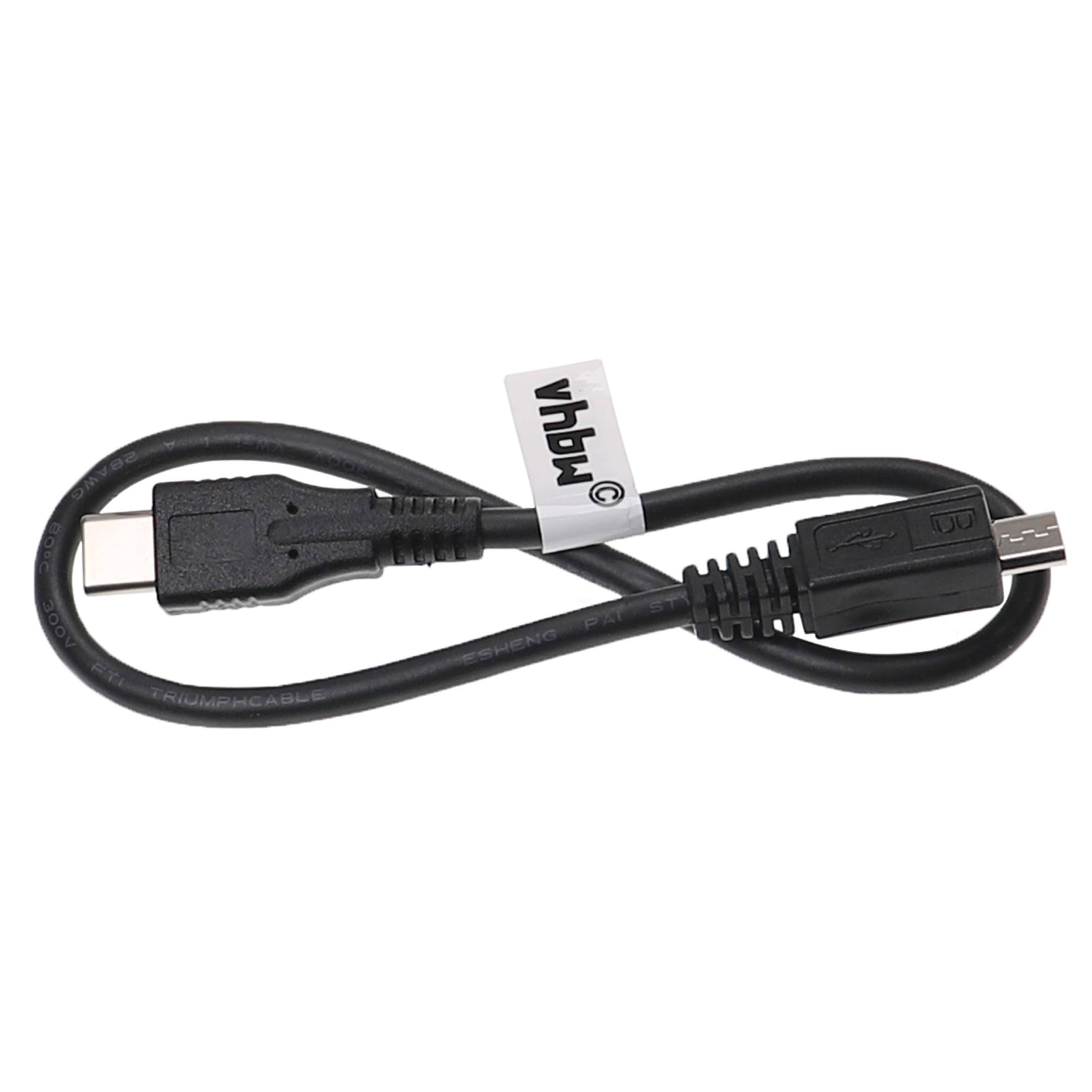 vhbw Universal USB C Kabel ( USB 3.1 Typ C auf Micro-USB) für diverse Geräte wie Smartphone, Tablet - USB Daten- &-0