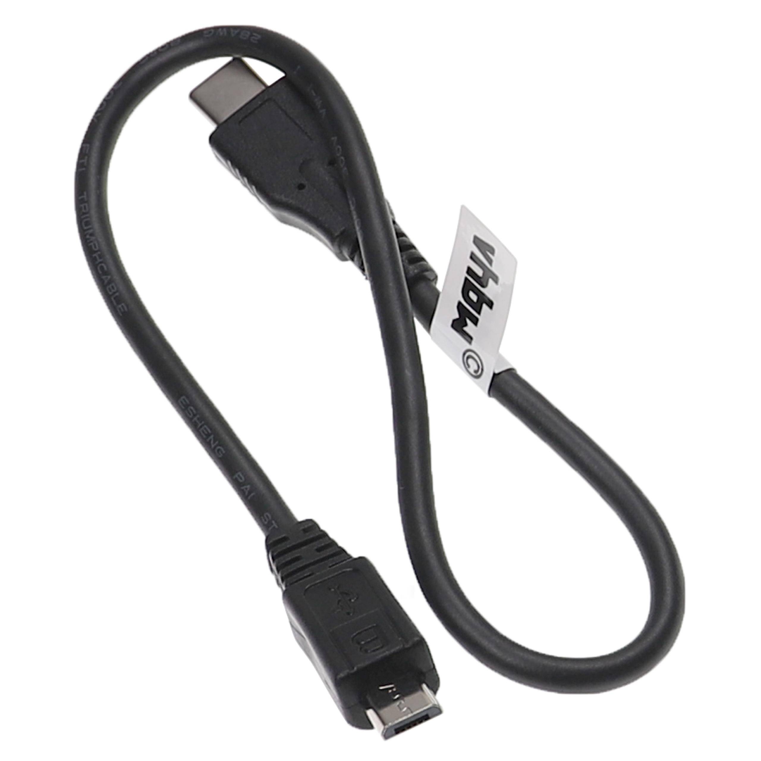 vhbw Universal USB C Kabel ( USB 3.1 Typ C auf Micro-USB) für diverse Geräte wie Smartphone, Tablet - USB Daten- &-2