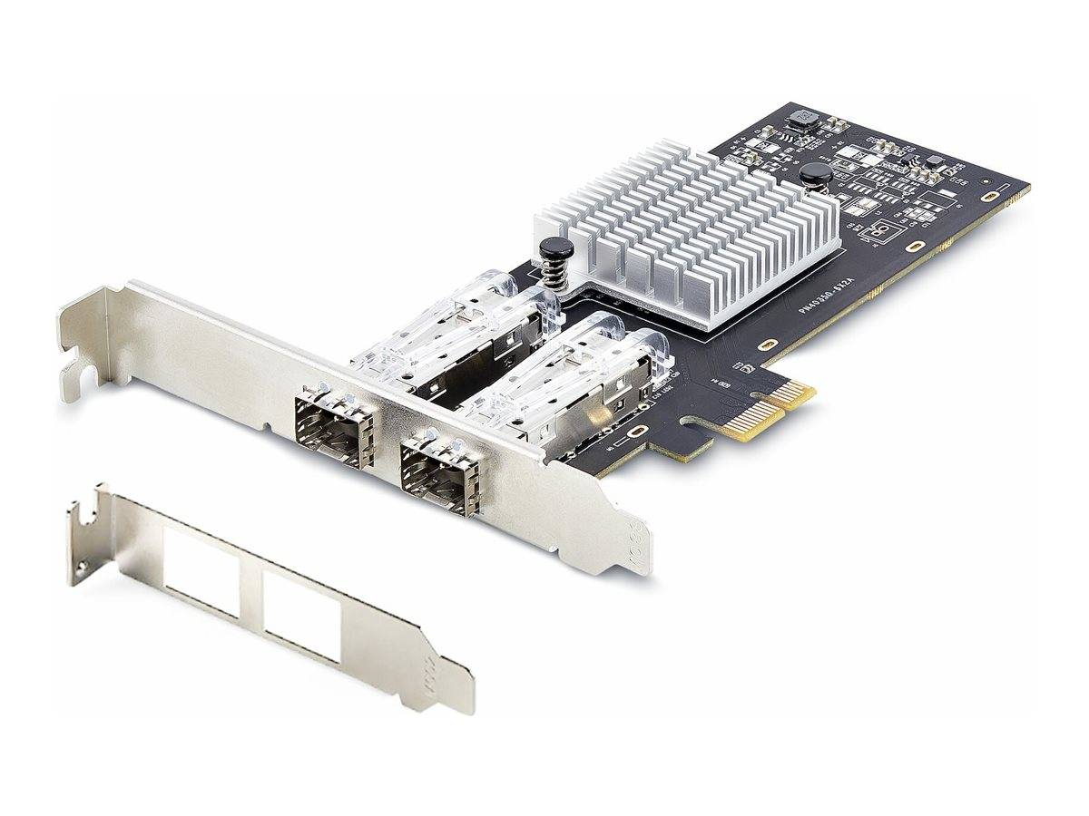 StarTech.com 2-Port GbE SFP Network Card, PCIe 2.0 x1, Intel I350-AM2 2x 1GbE Controller, 1000BASE Copper/Fiber Optic, D-2