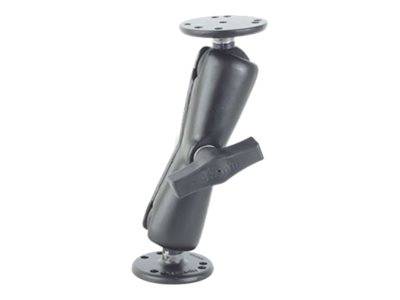RAM Mounts Aufbau-Set, 2x runde Basisplatte (AMPS), mittlerer Verbindu