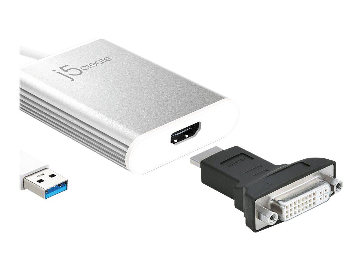 j5create JUA354 - Videoadapter - USB männlich zu HDMI weiblich-3