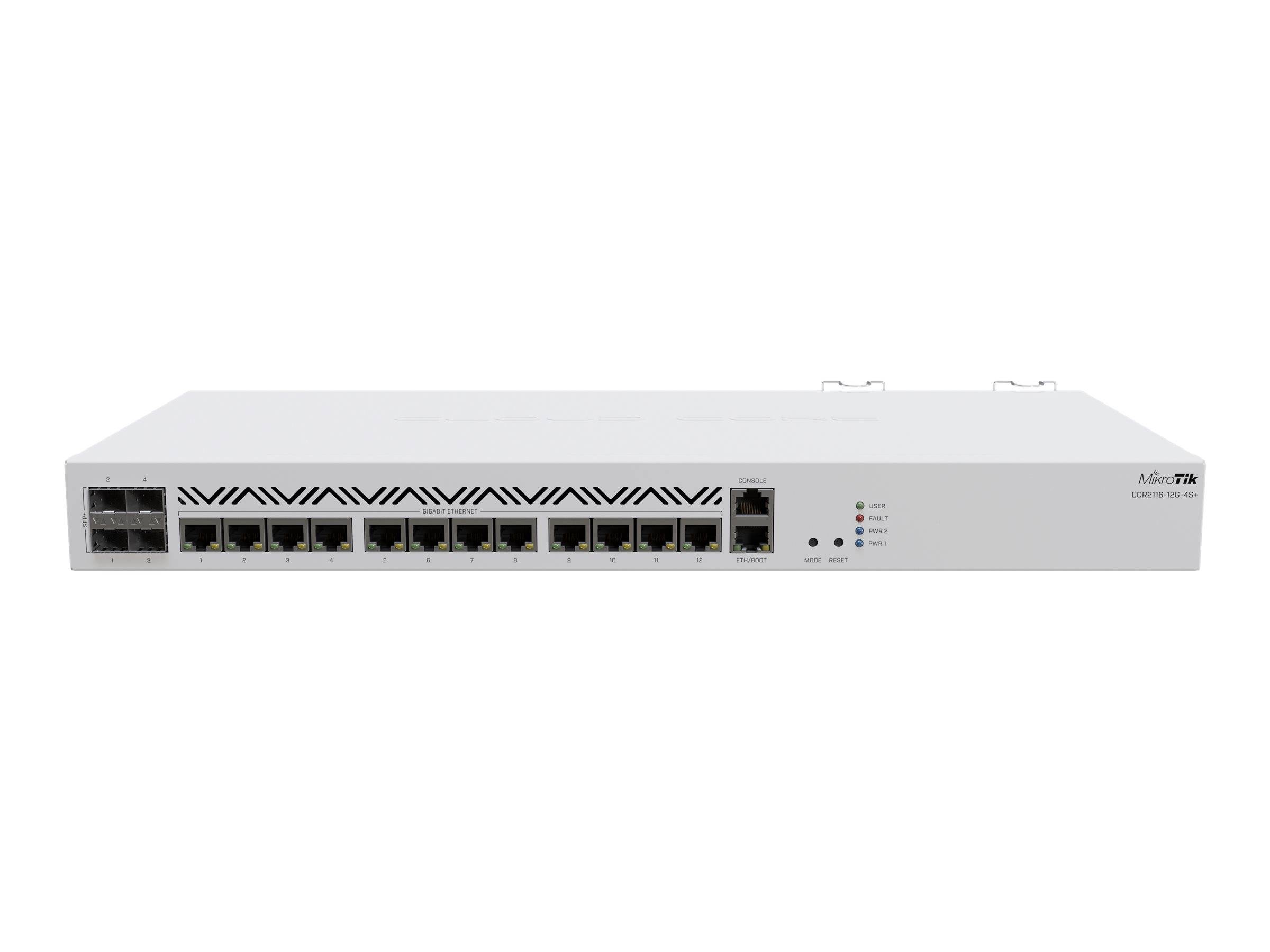 MikroTik Cloud Core Router CCR2116-12G-4S+ - Router - 10GbE - an Rack montierbar-3