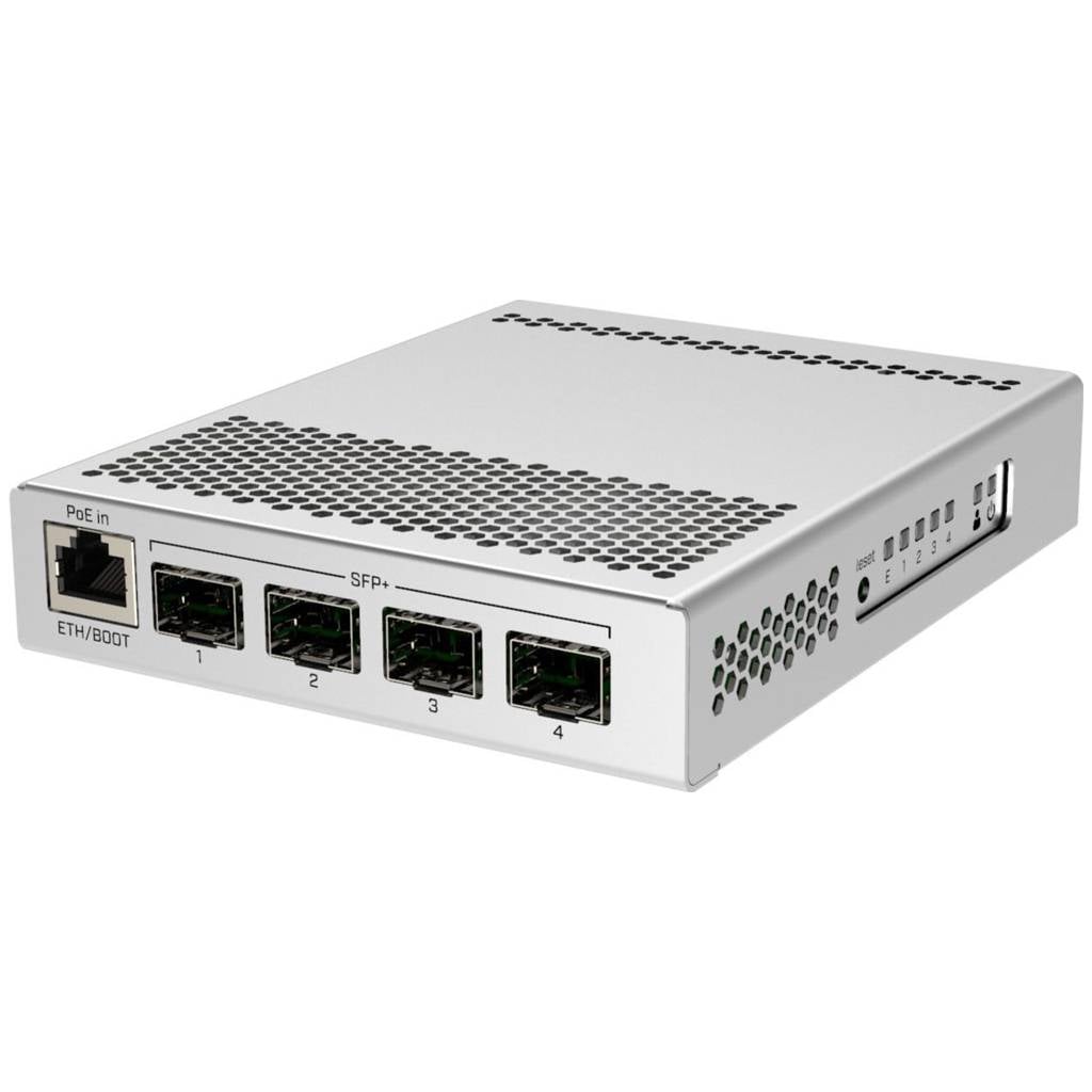 MikroTik CRS305-1G-4S+IN - Switch - 4 x SFP+ + 1 x 10/100/1000 (PoE) - Desktop --3