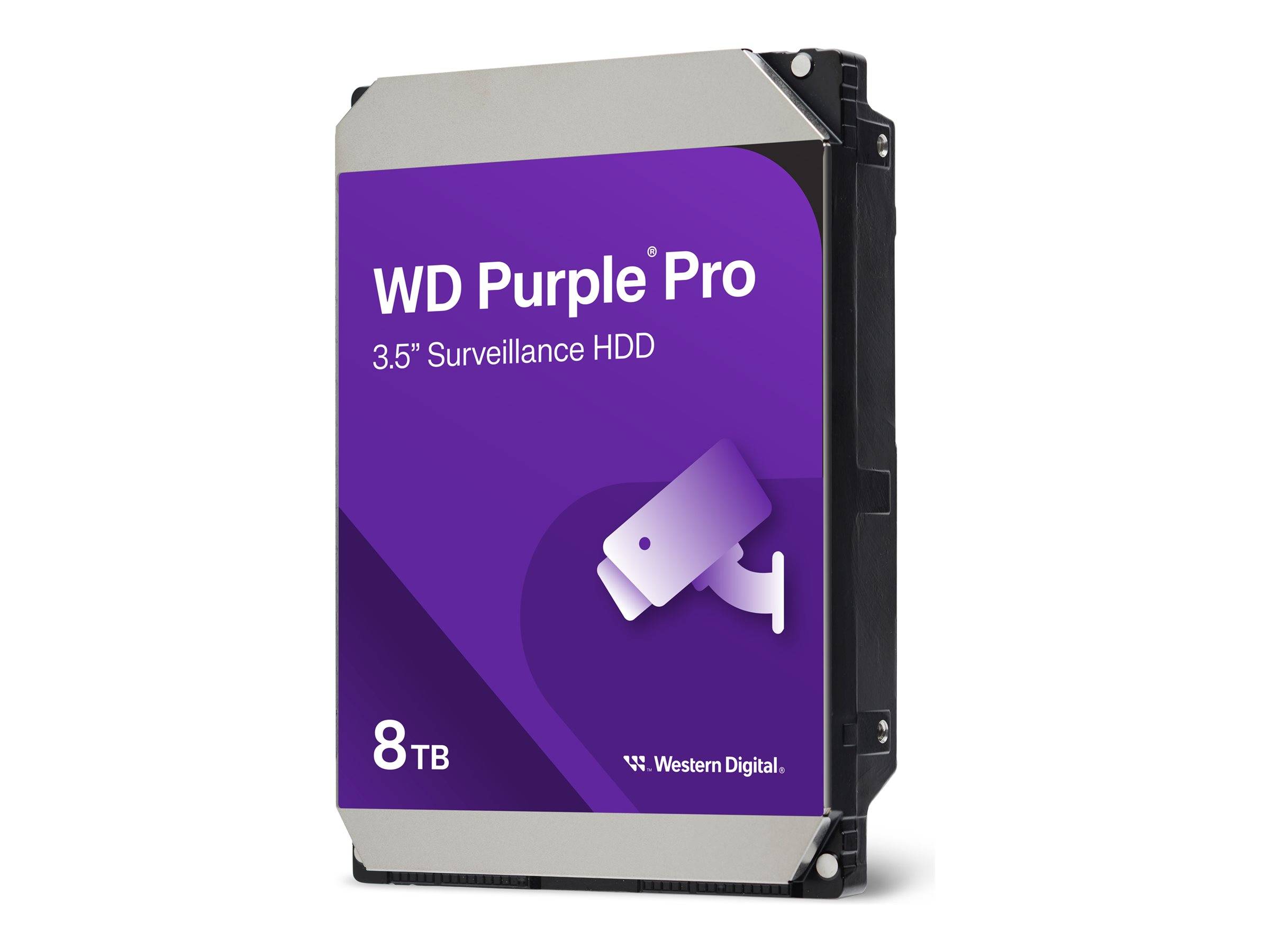 WD Purple Pro WD8002PURP - Festplatte - 8 TB - Videoüberwachung, Smart Video - intern - 3.5"" (8.9 cm)-0