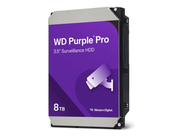 WD Purple Pro WD8002PURP - Festplatte - 8 TB - Videoüberwachung, Smart Video - intern - 3.5"" (8.9 cm)