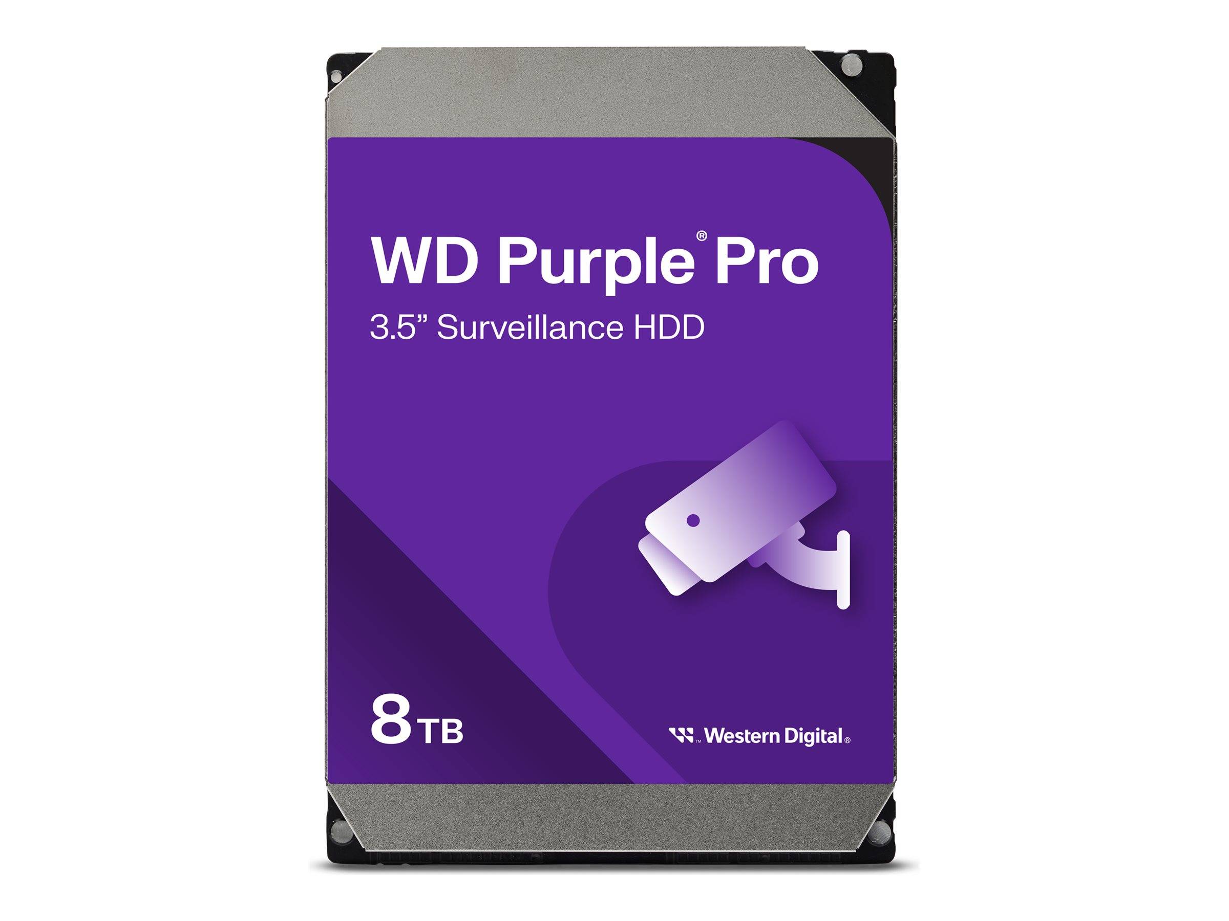 WD Purple Pro WD8002PURP - Festplatte - 8 TB - Videoüberwachung, Smart Video - intern - 3.5"" (8.9 cm)-1