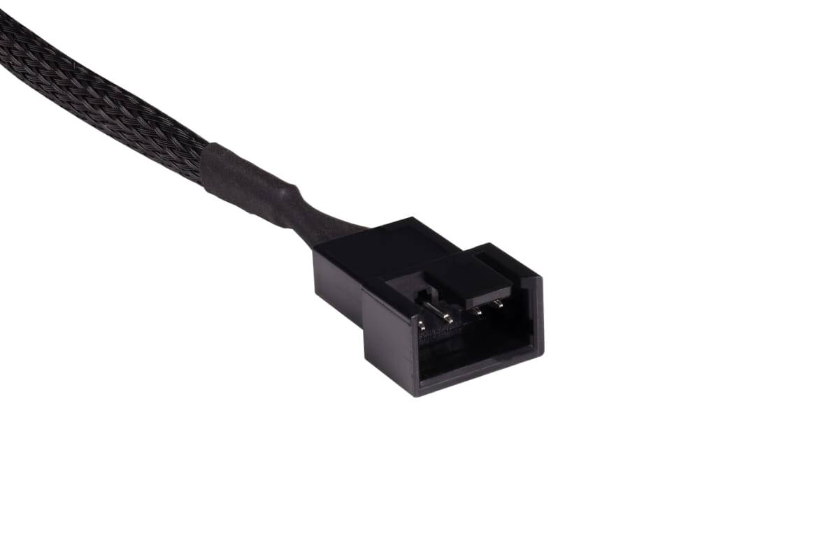 Alphacool 18675, Cable extension, Kunststoff, Schwarz, 4-pin + 4-pin, 600 mm, 1 Stück(e)-0