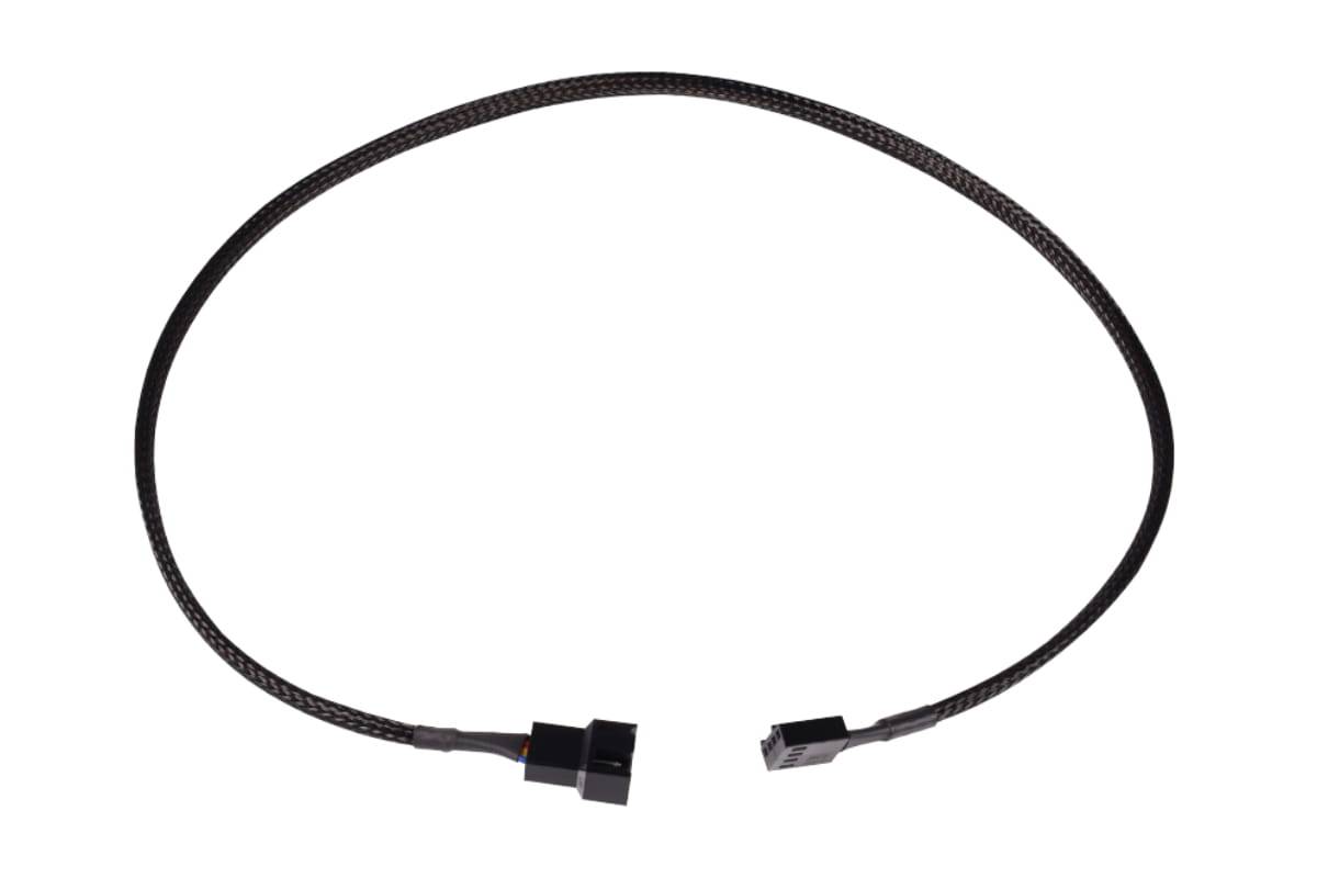 Alphacool 18675, Cable extension, Kunststoff, Schwarz, 4-pin + 4-pin, 600 mm, 1 Stück(e)-2