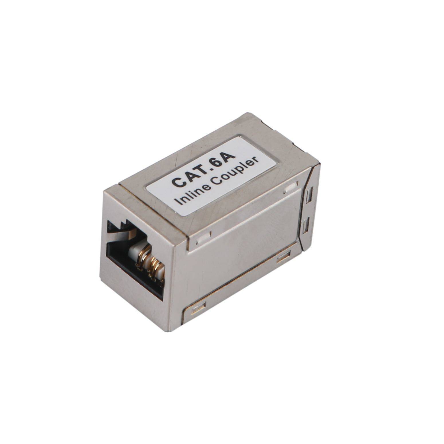 Equip Cat.6A geschirmter modularer Inline-Koppler, RJ-45, RJ-45, Silber-1