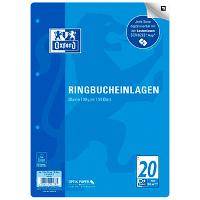 Oxford Ringbucheinlagen DIN A4 blanko 50 Blatt 5402090-1