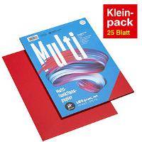 Staufen Multifunktionspapier A4 rot 160g 25Bl./Packung - Normal/Kopierpapier - 1-1