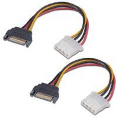 SATA to Molex adapter cable - 2 pieces