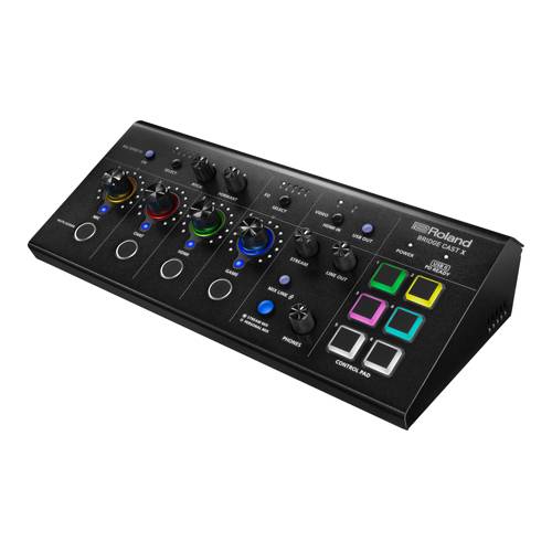 ROLAND BRIDGE CAST-X - Dual Bus Streaming Mixer & Video Capture (XLR-Mikrofonvorverstärker | Delay | HDMI | USB-C |-1