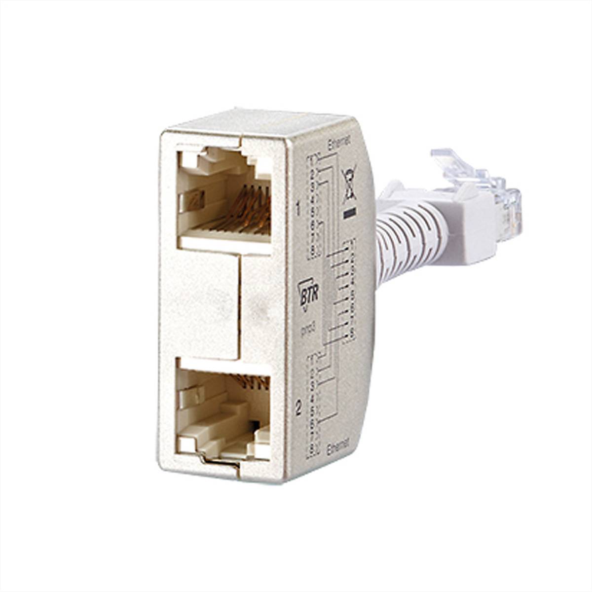 METZ CONNECT BTR Cable Sharing Adapter pnp 3 - Netzwerk-Splitter - RJ-45 (W) - z-1