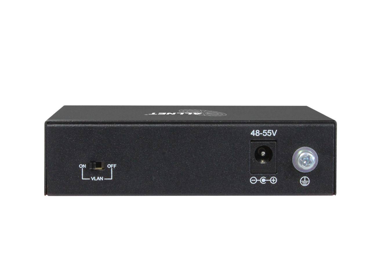 ALLNET Switch 5 Port 10/100/1000TX 4x PoE unmanaged Layer2 Lüfterlos - Switch --1