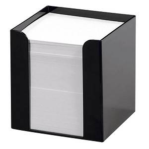 Folia Zettelbox schwarz inkl. 700 Notizzettel weiß - Schwarz
