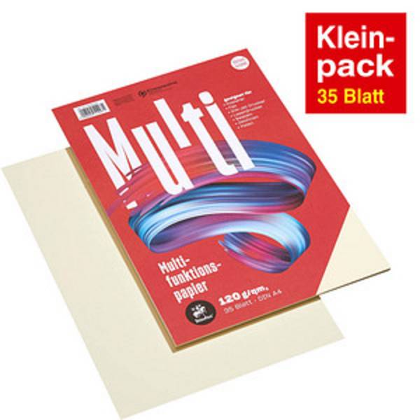 Staufen Multifunktionspapier 7X 734051290 A4 120g creme 35Bl. - Normal/Kopierpap