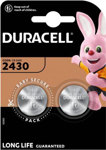 Duracell Batterie Lithium Knopfzelle CR2430 3V - 2er-0