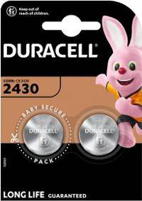 Duracell Batterie Lithium Knopfzelle CR2430 3V - 2er-1
