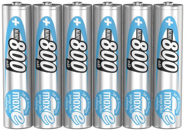 Ansmann 4+2 gratis Akkus maxE Micro AAA 800 mAh - (AAA)
