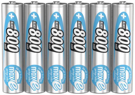 Ansmann 4+2 gratis Akkus maxE Micro AAA 800 mAh - (AAA)