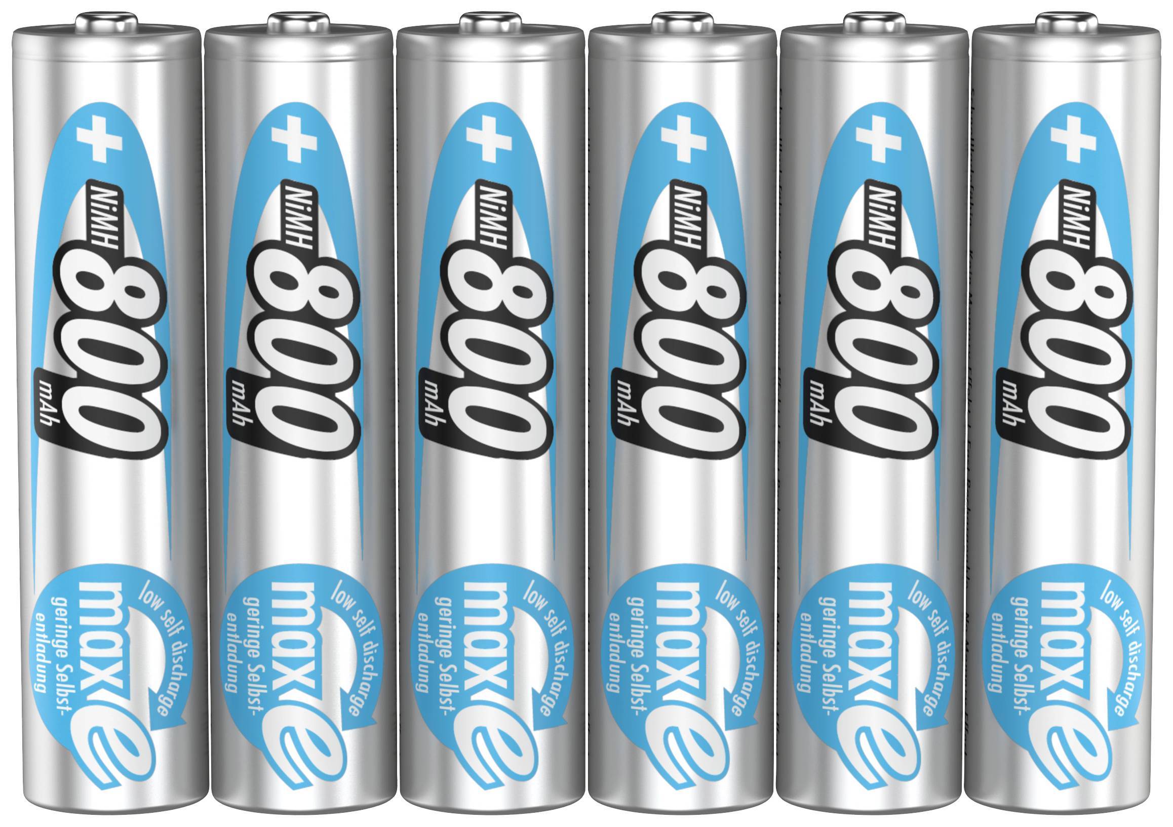 Ansmann 4+2 gratis Akkus maxE Micro AAA 800 mAh - (AAA)-0