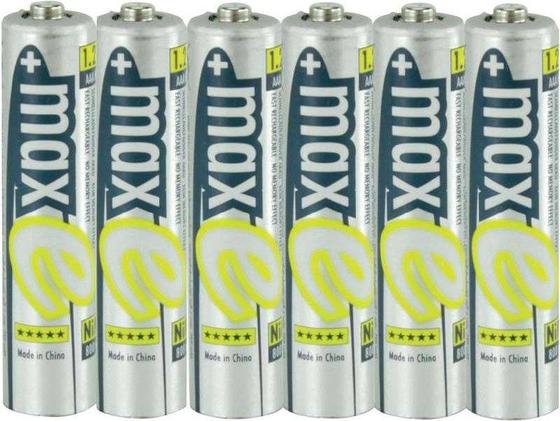 Ansmann 4+2 gratis Akkus maxE Micro AAA 800 mAh - (AAA)-1