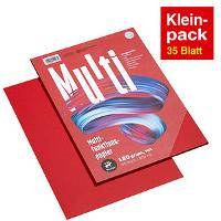 Staufen Multifunktionspapier 7X 734051297 A4 120g rot 35Bl. - Normal/Kopierpapie-1