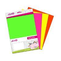 Plottix PremiumFlex Neon Aufbügelfolie 4 St. farbsortiert neon Flex-Folie 20.0 c-1